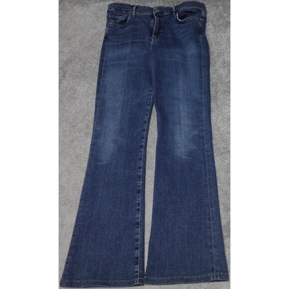 Citizens of Humanity Emmanuelle Slim Boot Jeans Women’s Size 31 Blue Denim - Picture 1 of 16